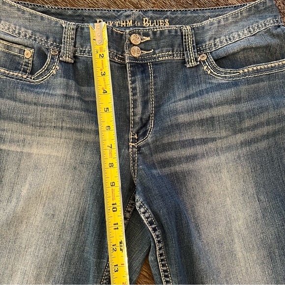 Rhythm in Blues Women’s Jeans Size 12 Short - Picture 5 of 12